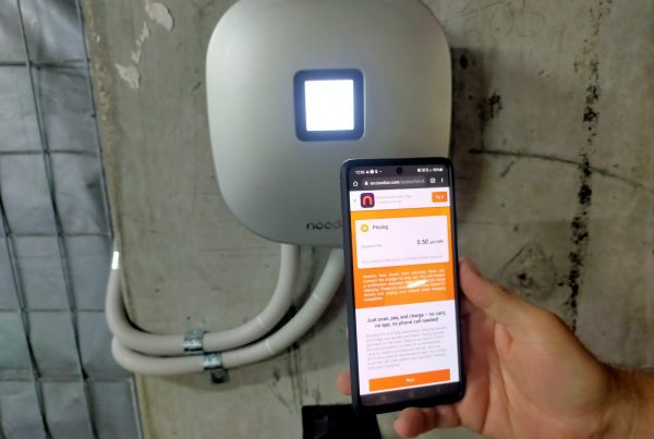 Noodoe Smart EV Charging Installed in Apartment Complex